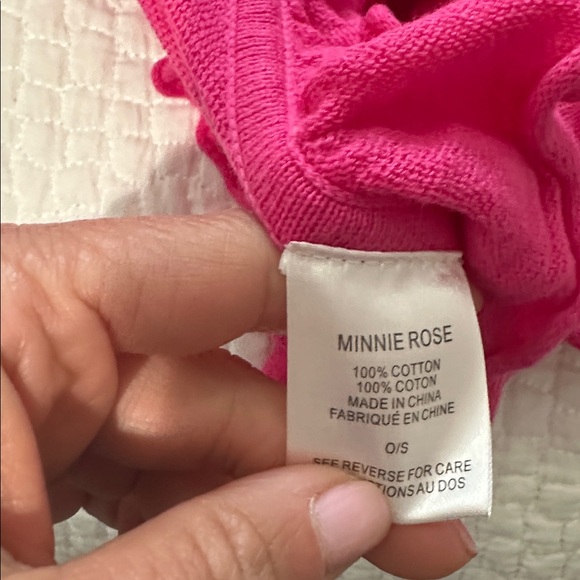 MINNIE ROSE Ruffled Shawl One Size - Picture 2 of 2